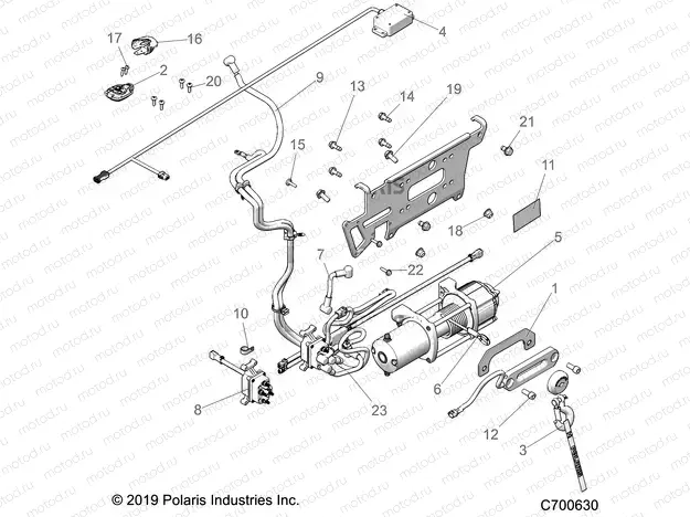 ACCESSORY | ACCESSORY, WINCH - R20RSW99AA/AP/AX/A9 (C700630)