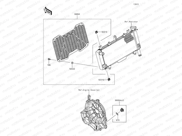 Accessory - Radiator Screen and Cap