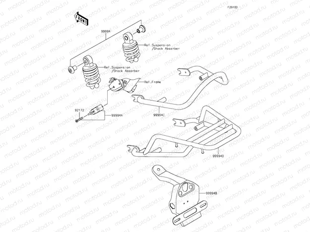 Accessory RR Carrier and Grab Rail etc
