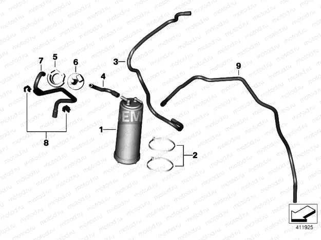 ACTIVATED CHARCOAL FILTER/TUBING