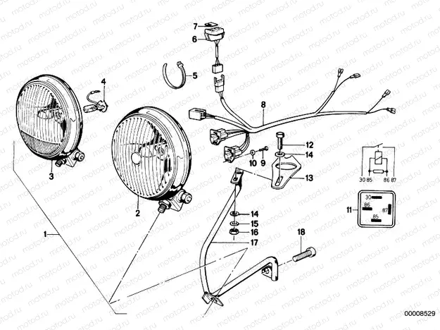 Additional headlight