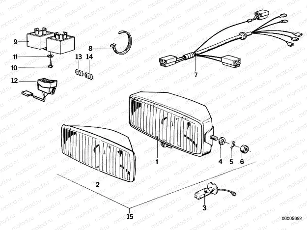 Additional headlight