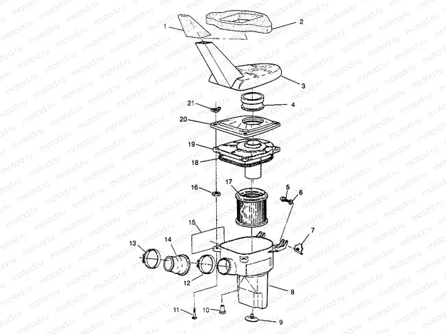 AIR BOX 6X6 400L - W968740 and  6X6 400L Norwegian - N968740 (4935963596B002) | AIR BOX 6X6 400L - W968740 and  6X6 400L Norwegian - N968740 (4935963596B002)