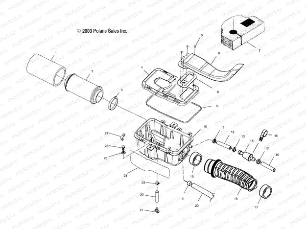 AIR BOX - A04CH42AQ/AR/AS/AT/AV (4987258725B02) | AIR BOX - A04CH42AQ/AR/AS/AT/AV (4987258725B02)