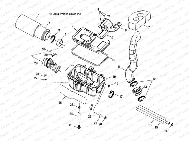 AIR BOX - A05MH68AC/AS/AT/AU/AW (4994279427A14) | AIR BOX - A05MH68AC/AS/AT/AU/AW (4994279427A14)