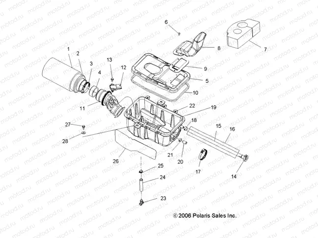 AIR BOX - A07MH76AF (49ATVAIRBOX800EFI) | AIR BOX - A07MH76AF (49ATVAIRBOX800EFI)