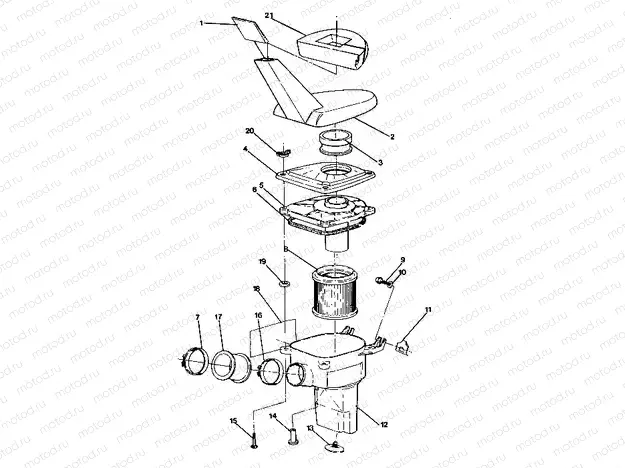 AIR BOX ASSEMBLY 350 2X4 / W927539 (4922882288015A) | AIR BOX ASSEMBLY 350 2X4 / W927539 (4922882288015A)