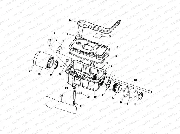 AIR BOX (If built after 1/08/01) - A01CB32AA (4963966396B001) | AIR BOX (If built after 1/08/01) - A01CB32AA (4963966396B001)
