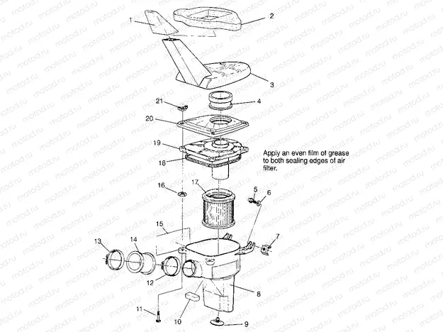 AIR BOX Trail Boss W968527 (4935883588A014) | AIR BOX Trail Boss W968527 (4935883588A014)