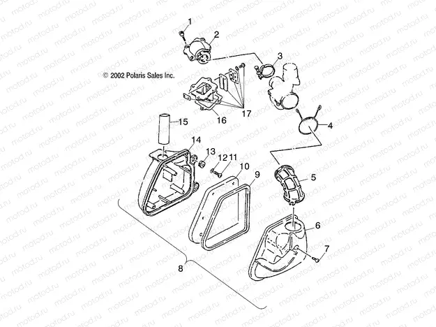 AIR CLEANER - A06FA09CA/CB/CC (4983138313A07) | AIR CLEANER - A06FA09CA/CB/CC (4983138313A07)