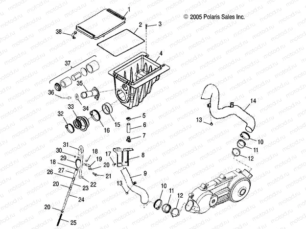 AIR CLEANER - A06PB20EA/EB (4999202449920244B01) | AIR CLEANER - A06PB20EA/EB (4999202449920244B01)