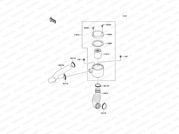 Air Cleaner-Belt Converter