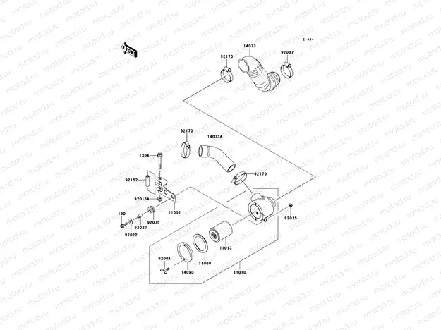 Air Cleaner-Belt Converter