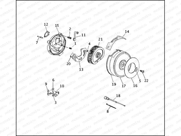 AIR CLEANER & ENRICHMENT CABLE