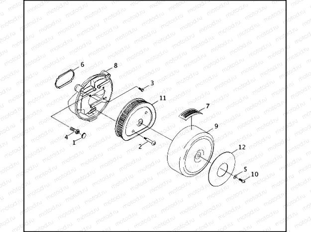 AIR CLEANER - FUEL INJECTED MODELS