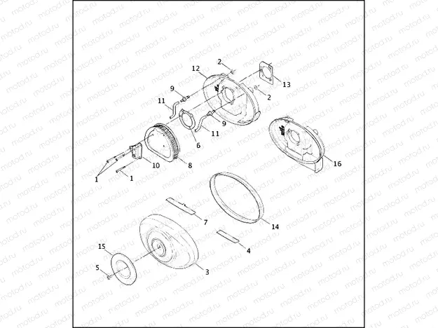 AIR CLEANER - FUEL INJECTED MODELS