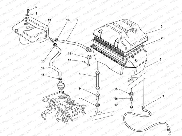 AIR INDUCTIO AND OIL VENT