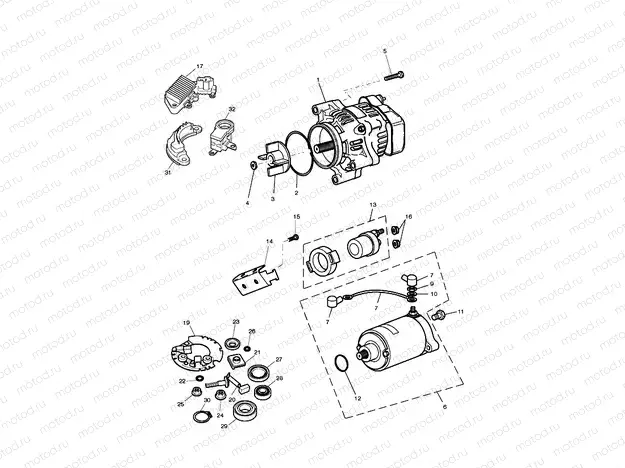 Alternator and Starter