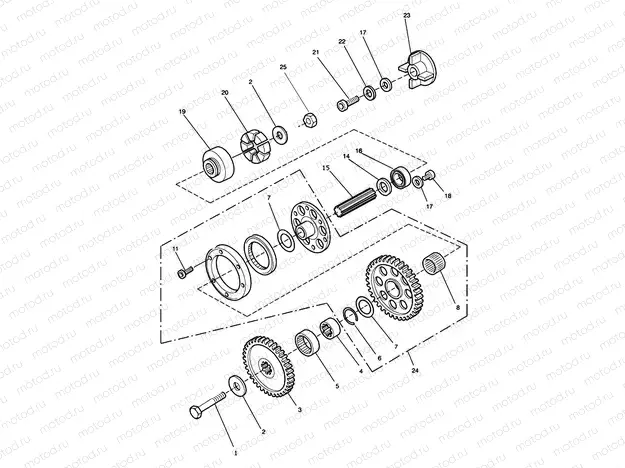 Alternator & Starter Drive Gears