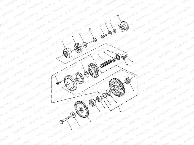 Alternator/ Starter Drive Gears