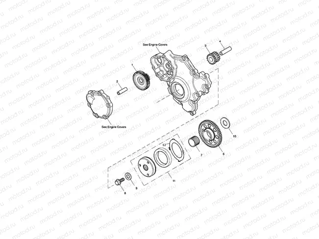 Alternator/ Starter Drive Gears