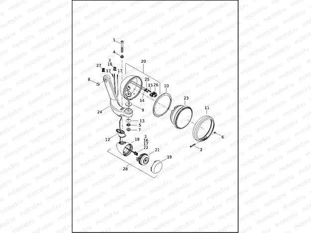 AUXILIARY / FOG LAMPS AND TURN SIGNAL, FRONT