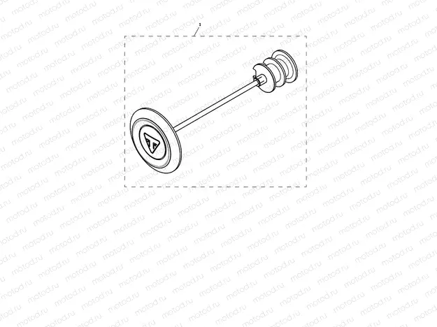Axle nut finisher kit