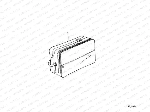 Bag for tourist case