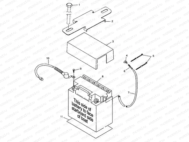 BATTERY BOX - I984573 (4946554655b006) | BATTERY BOX - I984573 (4946554655b006)
