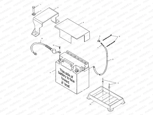 BATTERY BOX - W025099D/W025099I (4971417141B14) | BATTERY BOX - W025099D/W025099I (4971417141B14)