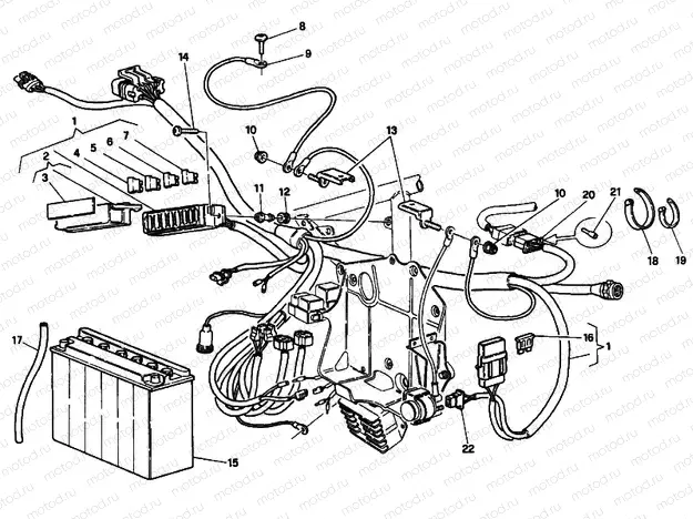 BATTERY DM 003097> » WIRING HARNESS