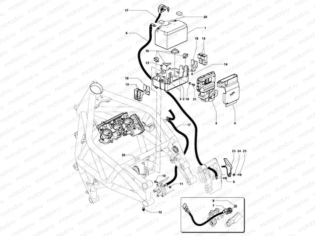 Battery - ECU