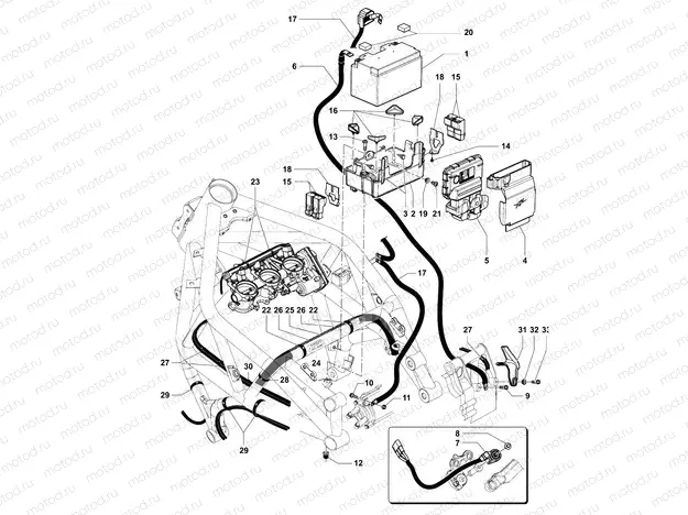 Battery - ECU