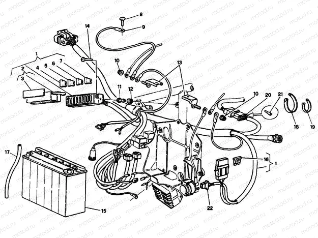 BATTERY FM <003096 » WIRING HARNESS