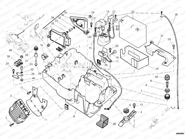 BATTERY HOLDER » WIRING HARNESS
