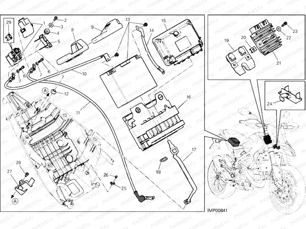 BATTERY HOLDER » WIRING HARNESS