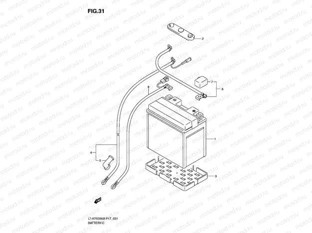 BATTERY (LT-A750XK8/XZK8)