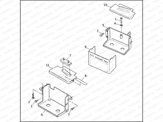 BATTERY TRAY