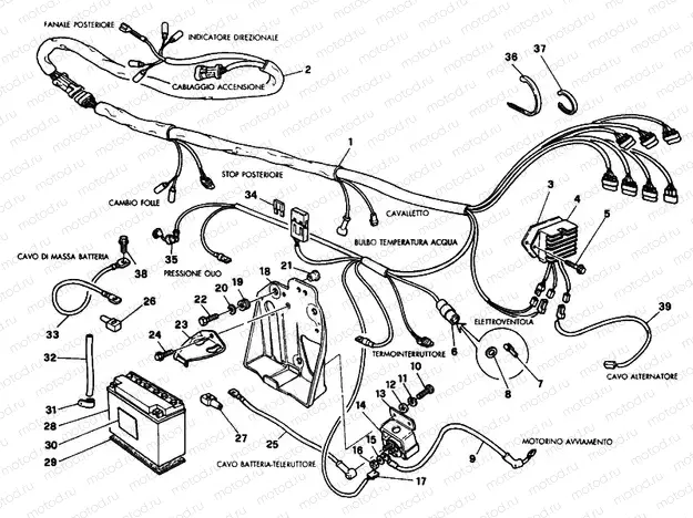 BATTERY » WIRING HARNESS