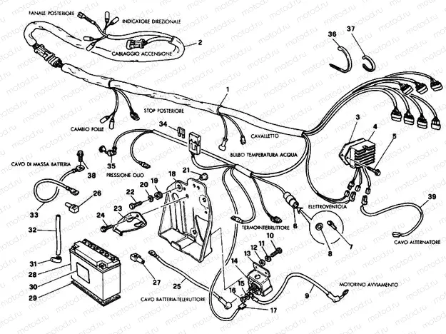 BATTERY » WIRING HARNESS