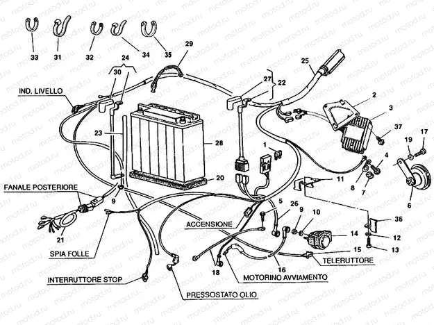 BATTERY » WIRING HARNESS