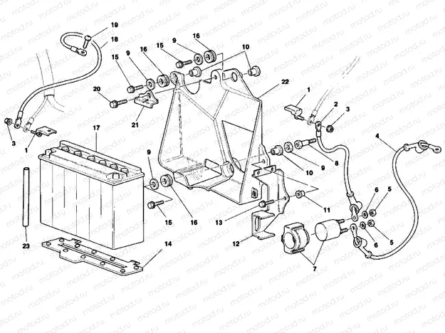BATTERY » WIRING HARNESS