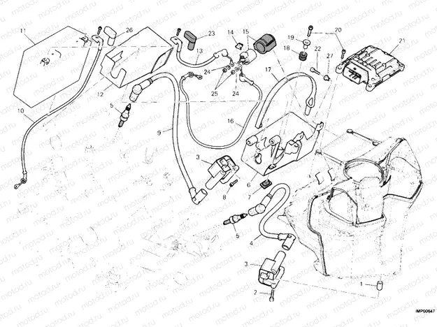BATTERY » WIRING HARNESS