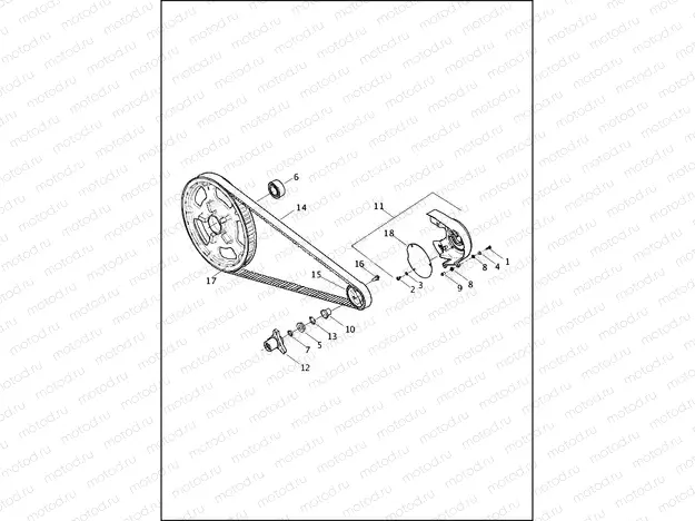 BELT AND SPROCKETS