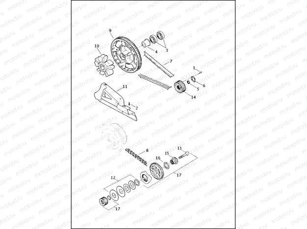 BELT, CHAIN AND SPROCKETS