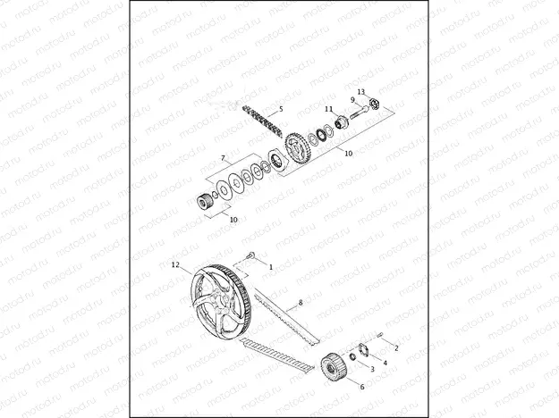 BELT, CHAINS AND SPROCKETS