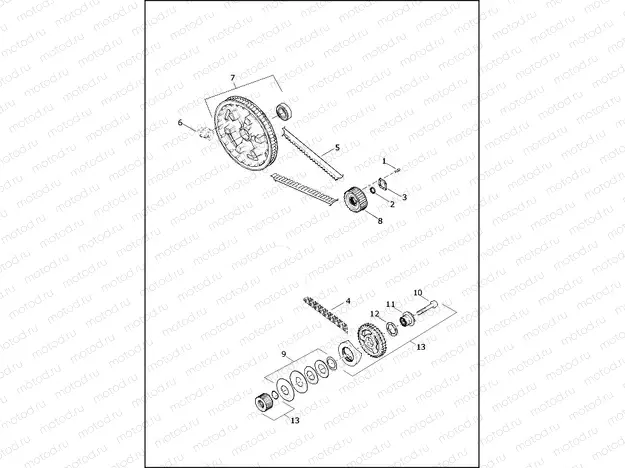 BELT, CHAINS AND SPROCKETS