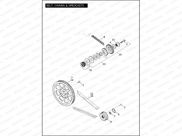 BELT, CHAINS & SPROCKETS