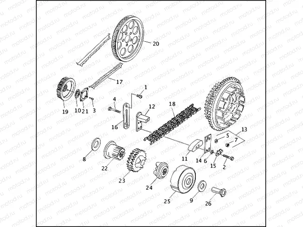 BELTS, CHAINS & SPROCKETS