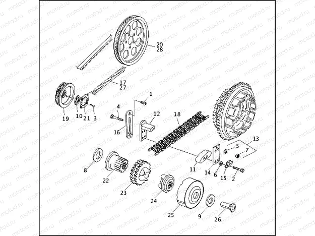 BELTS, CHAINS & SPROCKETS